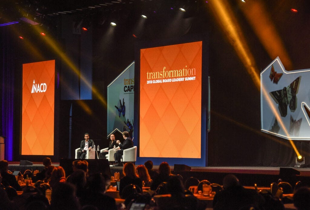 Shiv Singh on panel at NACD Global Board Leaders' Summit